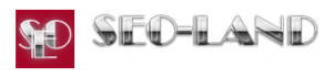 SEO-Land.com logo (with white tagline)