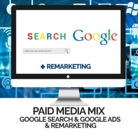 Paid Media Mix - Google Search + Display & Remarketing - image