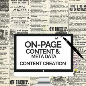 On-Page Content & Meta Data