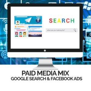 Paid Media Mix - Google Search & Facebook Ads - image